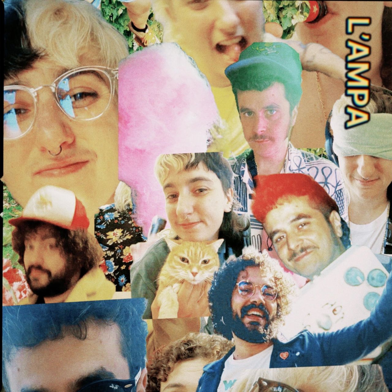 collage de les cares de la clara, vidal i el bala