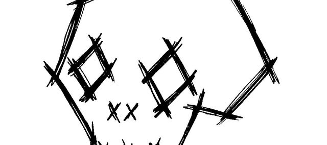 dibuix d'una calavera