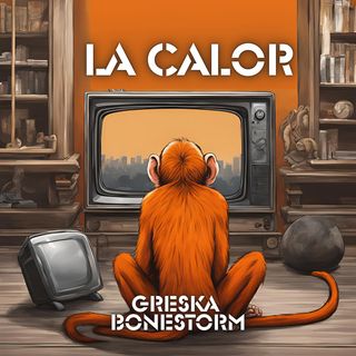 dibuix realista d'un mico mirant la tele