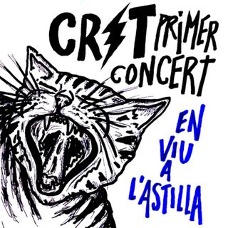 dibuix d'un gat fent un crit